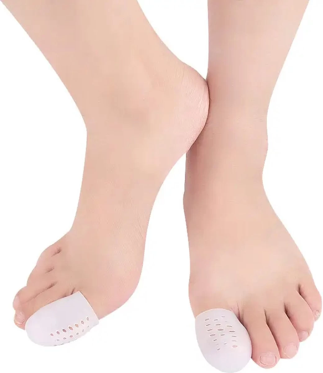 Teenbeschermer - Teenbeschermers Siliconen - Teenbeschermer Kleine Teen - Teenbeschermer Grote Teen - Teenkap - Teenspreider - Er Worden 3 Paar Geleverd - S,M,L - Wit 7 Teenbeschermer - Teenbeschermers Siliconen - Teenbeschermer Kleine Teen - Teenbeschermer Grote Teen - Teenkap - Teenspreider - Er Worden 3 Paar Geleverd - S,M,L - Wit - Afbeelding 7