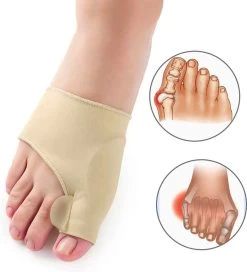 Merkloos Hallux Valgus Teenbeschermers - 2 Stuks - Teenspreiders -Manicure En Pedicure 1089x1200