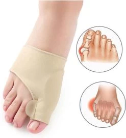 Hallux Valgus - Teenspreider - Teencorrector - Hallux Valgus Grote Teencorrector - Sok 2 Stuks -Manicure En Pedicure 1094x1200