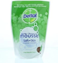 Dettol Handzeep Zachte Mousse - Antibacterieel - Navulling Magic Foam - Aloe Vera & Coco - 200 Ml -Manicure En Pedicure 1097x1200