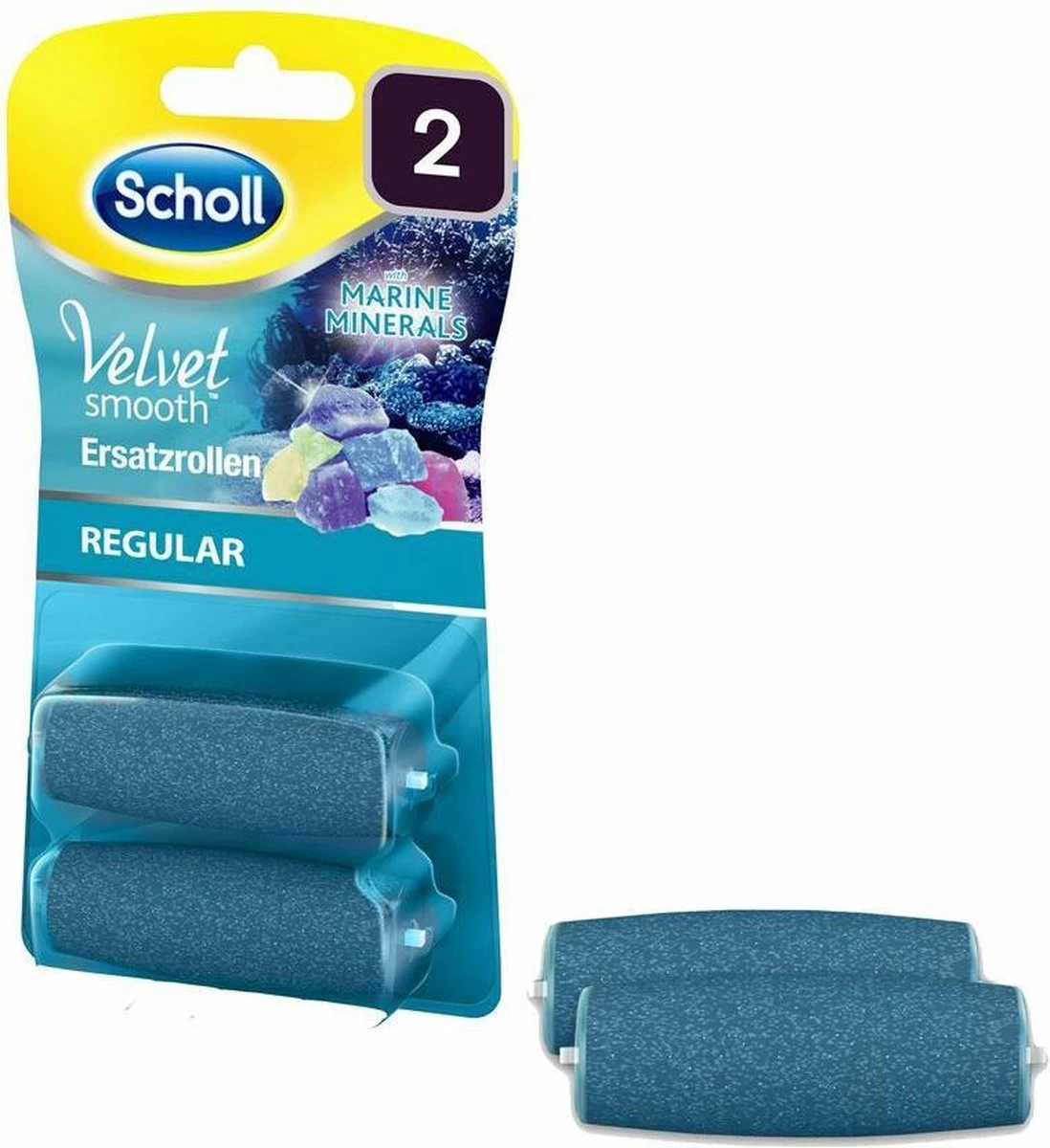 Scholl Velvet Smooth - Navulling Eeltverwijderaar - Regular - Voetvijl - 2 Stuks 2 Scholl Velvet Smooth - Navulling Eeltverwijderaar - Regular - Voetvijl - 2 Stuks - Afbeelding 2