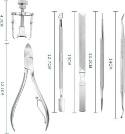 7-Delige Pedicure Set - Nagelverzorging - Nagelset - Ingegroeide Teennagel - Nagelknipper - Nail Clippers - Ingrown Toenail 19 7-Delige Pedicure Set - Nagelverzorging - Nagelset - Ingegroeide Teennagel - Nagelknipper - Nail Clippers - Ingrown Toenail -Manicure En Pedicure 1125x1200 10