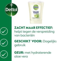 Dettol - Automatische Zeepdispenser No Touch & 3x250ml Handzeep No Touch Navulling - Aloe Vera -Manicure En Pedicure 1126x1200