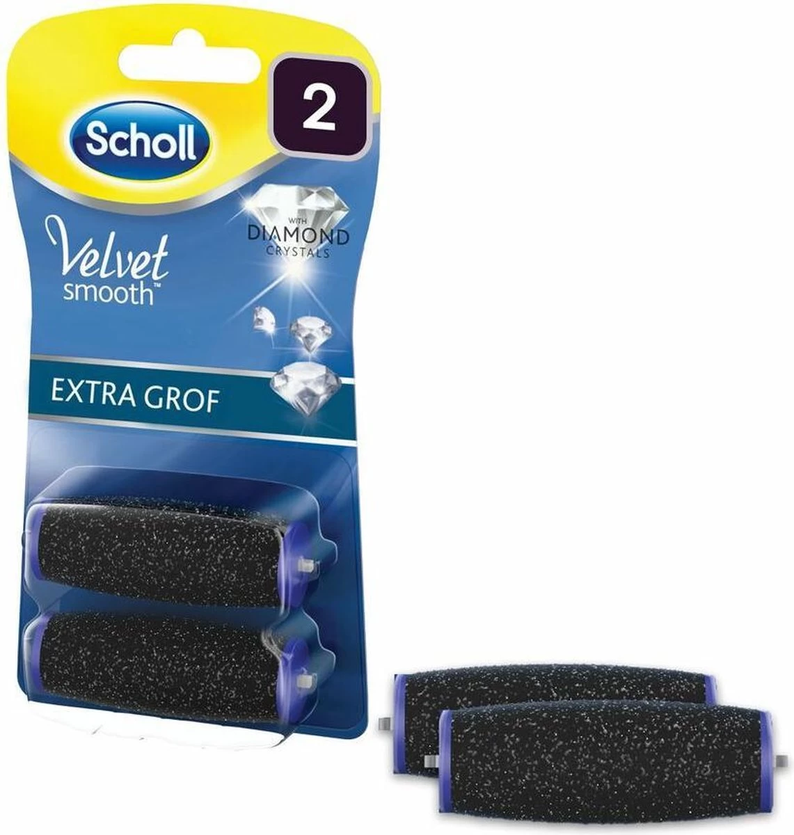 Scholl Velvet Smooth - Navulling Eeltverwijderaar - Extra Grof - Voetvijl - 2 Stuks 2 Scholl Velvet Smooth - Navulling Eeltverwijderaar - Extra Grof - Voetvijl - 2 Stuks - Afbeelding 2