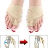 Hallux Valgus - Teenspreider - Teencorrector - Hallux Valgus Grote Teencorrector - Sok 2 Stuks