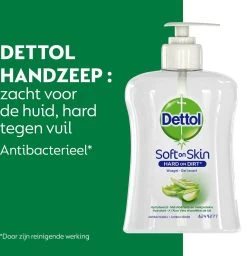 Dettol - Handzeep - Antibacterieel - Verzachtend - Aloë Vera - 6 X 250 Ml -Manicure En Pedicure 1157x1200 2