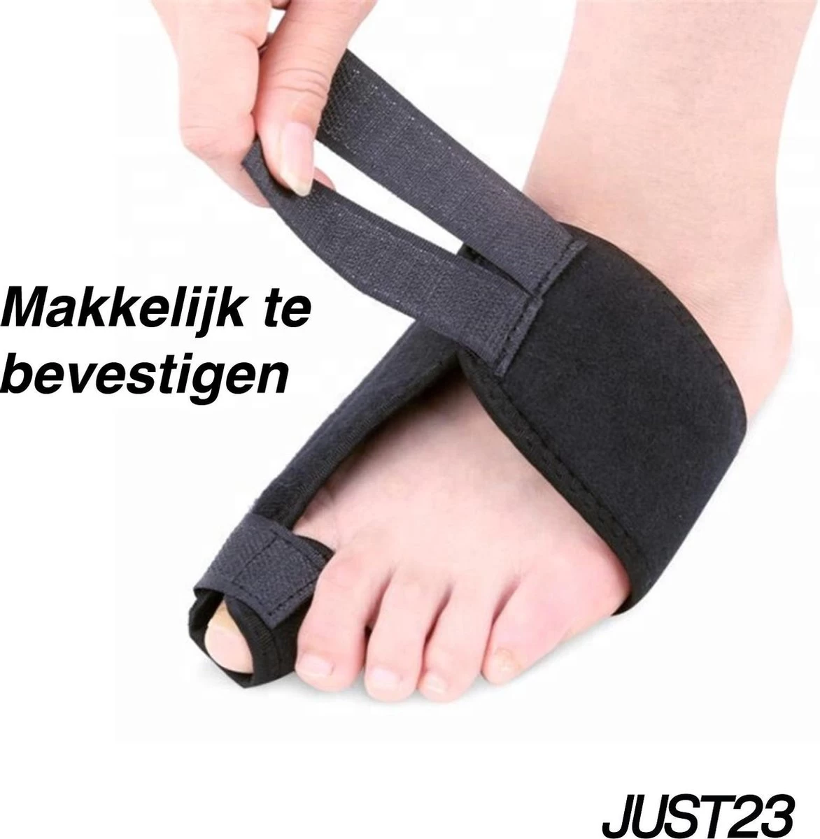 JUST23 Hallux Valgus Grote Teencorrector - Maat 35-38 (S) - Epitact - Teen Bescherming - Teenspreider - Brace Voor Grote Teen - Teen Corrector - Voet Brace - Teen Spalk - Teen Beschermer 6 JUST23 Hallux Valgus Grote Teencorrector - Maat 35-38 (S) - Epitact - Teen Bescherming - Teenspreider - Brace Voor Grote Teen - Teen Corrector - Voet Brace - Teen Spalk - Teen Beschermer - Afbeelding 6