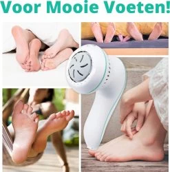 Forgoods Elektrische Eelt Verwijderaar Met Stofzuigsysteem - Eeltverwijderaar - USB Oplaadbaar - Krachtigste Motor Op De Markt - IPX7 Waterbestendig - Voetvijl - Inclusief Adapter - Extra 2 Sets Vijlschijven - Model 2023 -Manicure En Pedicure 1184x1200 1