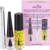 Herome 3 In 1 Manicure Nagelverzorging Set – Beschadigde Nagels – Nagelriemolie, Nagelriemcrème En Nagelverharder