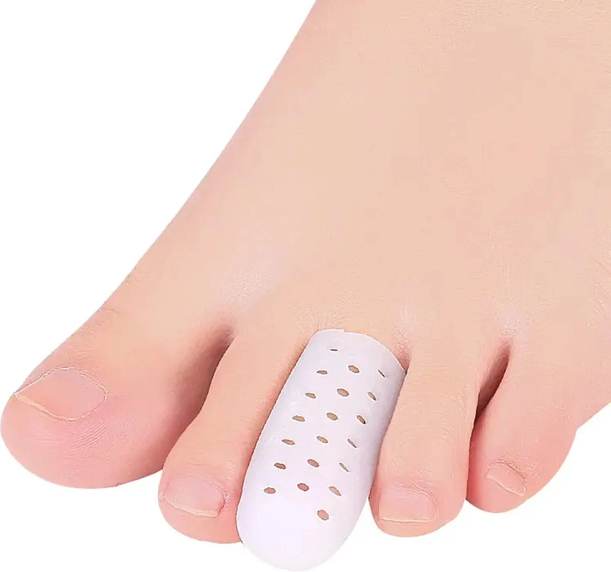 Teenbeschermer - Teenbeschermers Siliconen - Teenbeschermer Kleine Teen - Teenbeschermer Grote Teen - Teenkap - Teenspreider - Er Worden 3 Paar Geleverd - S,M,L - Wit 3 Teenbeschermer - Teenbeschermers Siliconen - Teenbeschermer Kleine Teen - Teenbeschermer Grote Teen - Teenkap - Teenspreider - Er Worden 3 Paar Geleverd - S,M,L - Wit - Afbeelding 3