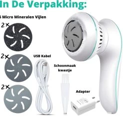 Forgoods Elektrische Eelt Verwijderaar Met Stofzuigsysteem - Eeltverwijderaar - USB Oplaadbaar - Krachtigste Motor Op De Markt - IPX7 Waterbestendig - Voetvijl - Inclusief Adapter - Extra 2 Sets Vijlschijven - Model 2023 -Manicure En Pedicure 1200x1140 1