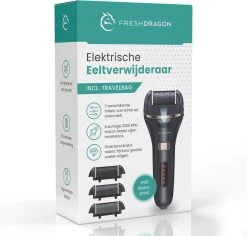 FreshDragon Elektrische Eelt Verwijderaar - Voetvijl - Inclusief 3 Rollers - Oplaadbaar -Manicure En Pedicure 1200x1145