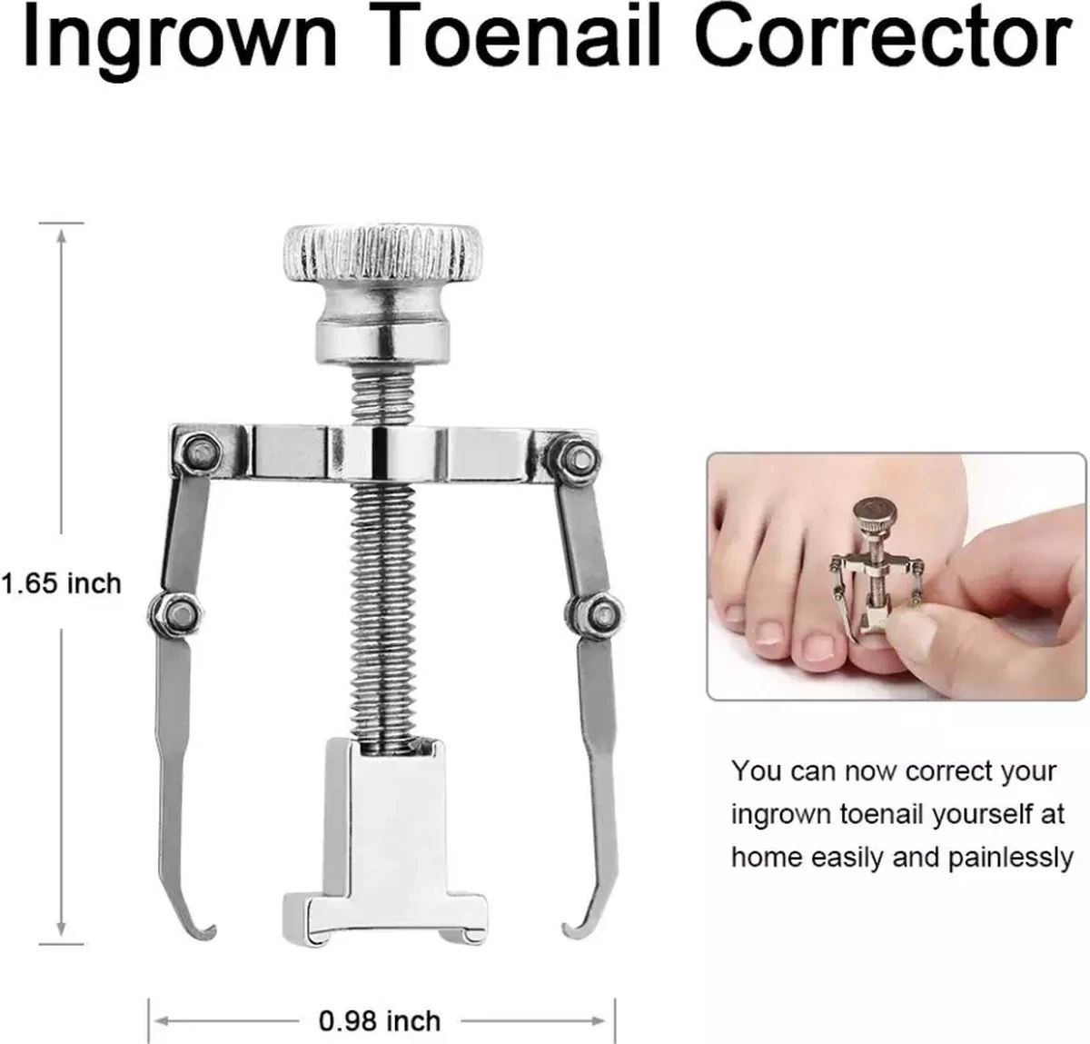 7-Delige Pedicure Set - Nagelverzorging - Nagelset - Ingegroeide Teennagel - Nagelknipper - Nail Clippers - Ingrown Toenail 4 7-Delige Pedicure Set - Nagelverzorging - Nagelset - Ingegroeide Teennagel - Nagelknipper - Nail Clippers - Ingrown Toenail - Afbeelding 4