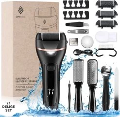 Elektrische Eeltverwijderaar INCL. Mani En Pedicure Set - Voetvijl - Eeltvijl - Eelt Verwijderaar -Oplaadbaar
