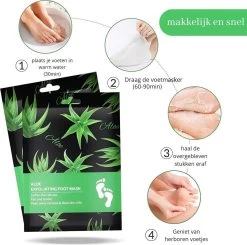 PureLuxure Voetmasker - Voetverzorging - Eeltsokken - Eelt Verwijderaar - Voetenmasker - Peel Off Masker - 1 Paar (2 Stuks) -Manicure En Pedicure 1200x1189