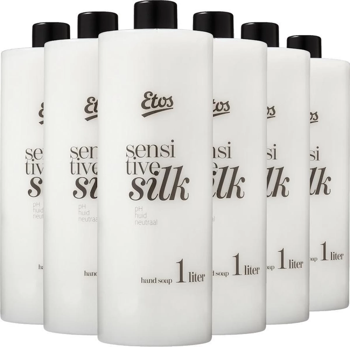 Etos Handzeep Sensitive Silk - Navulling - 6x1L - Voordeelverpakking 1 Etos Handzeep Sensitive Silk - Navulling - 6x1L - Voordeelverpakking