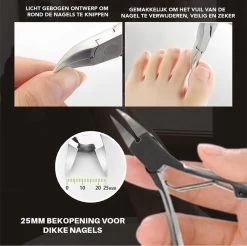 Merkloos Pedicure Set 7-Delig - Nagelverzorging - Starterset - Ingegroeide Teennagel - Nagelknipper -Manicure En Pedicure 1200x1195 5