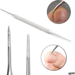 Merkloos Teennagel Vijl- Nagel Lifter - Ingegroeid - Vuil - Kalknagel - Verzorging - RVS - 1 Stuk