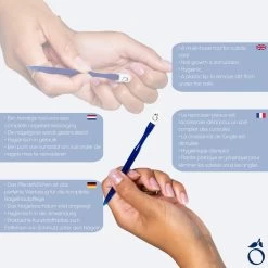 Herome Bokkenpoot Nagelriemduwer - Cuticle Pusher - Handige Tool Voor Manicurebehandeling - Hygienisch In Gebruik -Manicure En Pedicure 1200x1200 10