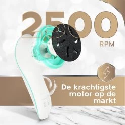 Vibrix® 2.0 Set Elektrische Eelt Verwijderaar Met Stofzuigsysteem - Krachtigste Motor Op De Markt - USB Oplaadbaar - Voetvijl -Manicure En Pedicure 1200x1200 101