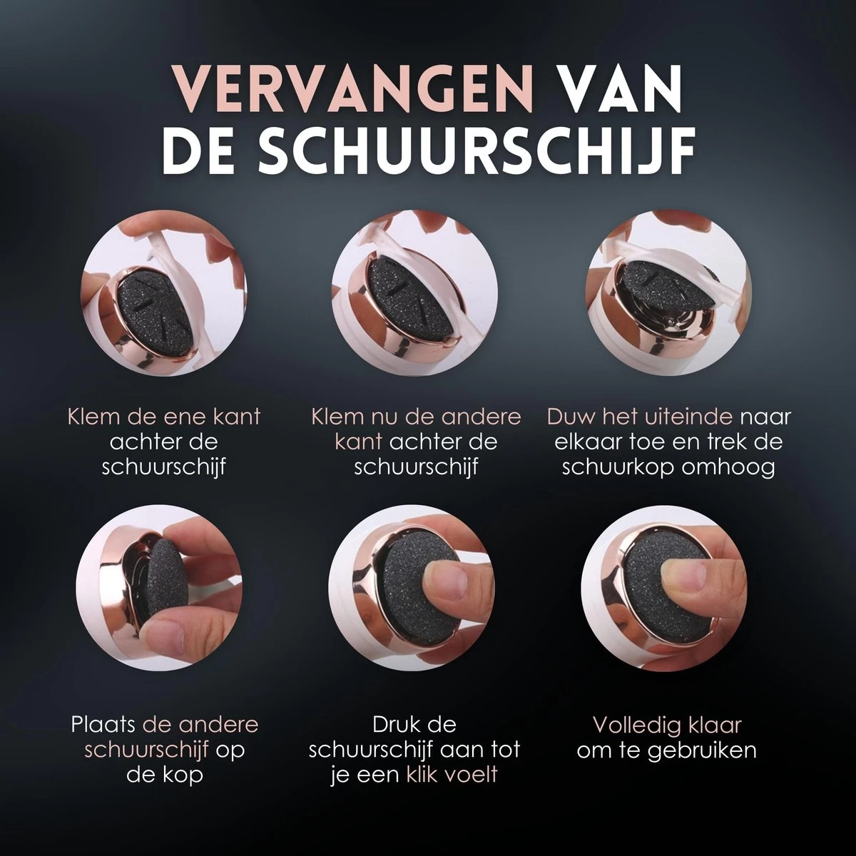 Beeperfect® Elektrische Eeltverwijderaar Met Stofzuigsysteem - Voetvijl - Eeltvijl - IPX7 Waterdicht - Gratis Pedicure Set - Zwart 10 Beeperfect® Elektrische Eeltverwijderaar Met Stofzuigsysteem - Voetvijl - Eeltvijl - IPX7 Waterdicht - Gratis Pedicure Set - Zwart - Afbeelding 10