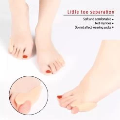 Teenspreider Kleine Teen - Teenspreider - Teencorrector - Likdoorn Verwijderaar - Teenspreiders Voor Hallux Valgus - Hallux Valgus - Teenspalk - Teenspreider Siliconen - Teenbeschermer - Tenenspreider Kleine Teen - 2 Stuks -Manicure En Pedicure 1200x1200 141