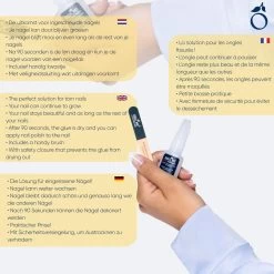 Herome Herome SOS Nail Repair -Repareer Eenvoudig Gescheurde Ingescheurde Nagels - Nagellijm Met Vijl - 10ml. -Manicure En Pedicure 1200x1200 16