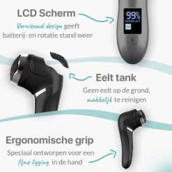 Be Lavish Elektrische Eeltverwijderaar Met Stofzuigsysteem - Voetvijl - Eeltvijl - IPX7 Waterdicht - USB Oplaadbaar - Inc. 3 Opzetstukken & Borstel -Manicure En Pedicure 1200x1200 186