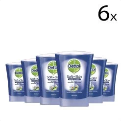 Dettol - Handzeep - No Touch Navulling - Blauwe Lotus - 250ml X6