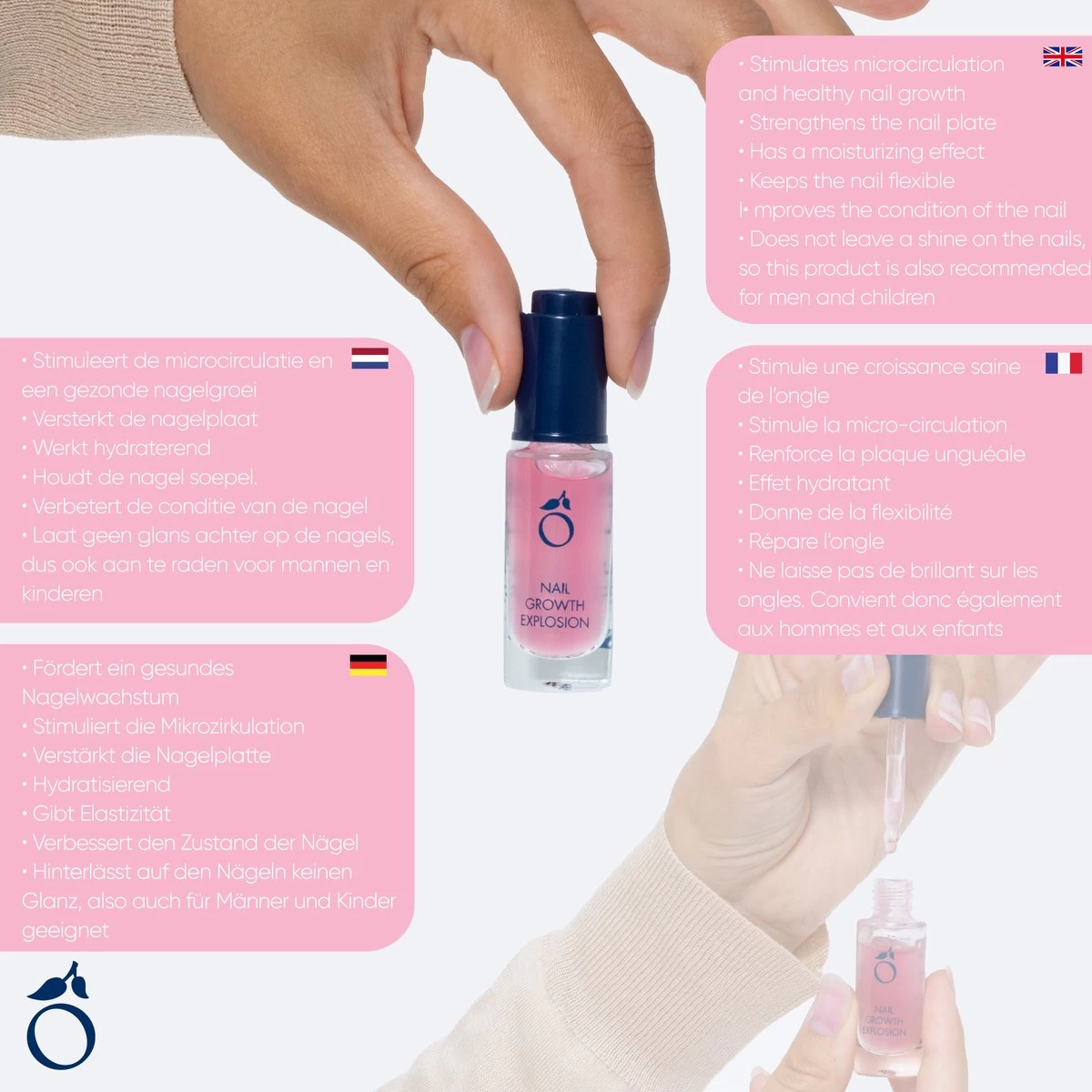 Herome Nagelserum Groeiserum Nail Growth Explosion - Rijk Aan Silicum, Hydrateert De Nagels - Stimuleert Gezonde Nagelgroei - 7ml. 3 Herome Nagelserum Groeiserum Nail Growth Explosion - Rijk Aan Silicum, Hydrateert De Nagels - Stimuleert Gezonde Nagelgroei - 7ml. - Afbeelding 3