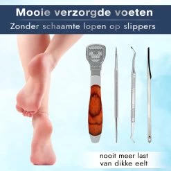 Pedicureset Professioneel - Pedicure Eeltmesjes - Eelt Verwijderaar Pedicure Set - Eeltverwijderaar Voetvijl - Eeltschraper - Eeltschaaf - Eeltrasp -Manicure En Pedicure 1200x1200 364