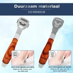 Pedicureset Professioneel - Pedicure Eeltmesjes - Eelt Verwijderaar Pedicure Set - Eeltverwijderaar Voetvijl - Eeltschraper - Eeltschaaf - Eeltrasp -Manicure En Pedicure 1200x1200 365