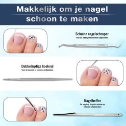 Pedicureset Professioneel - Pedicure Eeltmesjes - Eelt Verwijderaar Pedicure Set - Eeltverwijderaar Voetvijl - Eeltschraper - Eeltschaaf - Eeltrasp -Manicure En Pedicure 1200x1200 369