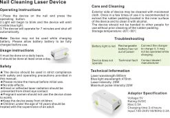 Anti Schimmelnagel Kalknagel Laserapparaat Om Zelf Te Behandelen, Veilig, Effectief, Snel En Pijnloos, Koude Laser Behandeling Voor Thuisgebruik, Voor Tenen En Vingers. Oplaadbaar. -Manicure En Pedicure 1200x835