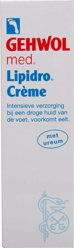 Gehwol Lipidro-Crème - Breng De Zeer Droge Huid Weer In Goede Balans Van Vet En Vocht - Voetcreme - Tube 75ml -Manicure En Pedicure 358x1200
