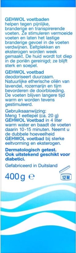 Gehwol Voetbad - Voetenbad - Voetverzorging -Manicure En Pedicure 360x1200