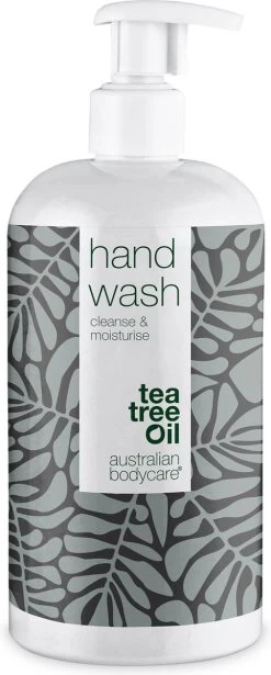 Australian Bodycare Hand Wash 500 Ml - Vochtinbrengende & Effectieve Handzeep Met 100% Natuurlijke Tea Tree Olie - Effectief Tegen Vuil - Houdt De Goede Flora Van De Huid In Balans - Geschikt Voor Alle Huidtypen