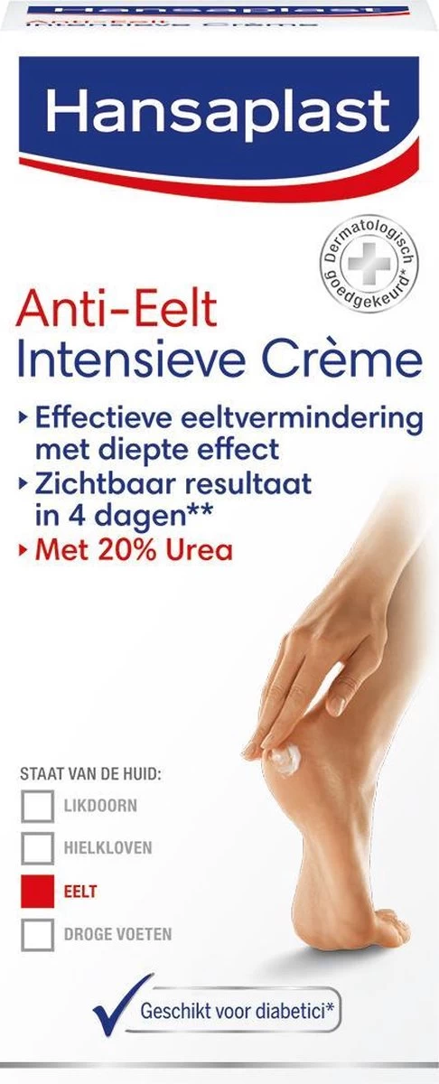 Hansaplast Anti-Eelt Intensieve Crème - Voetcrème - 75 Ml 2 Hansaplast Anti-Eelt Intensieve Crème - Voetcrème - 75 Ml - Afbeelding 2
