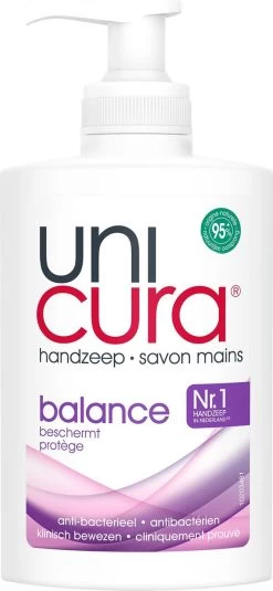 Unicura Balans Antibacteriële Vloeibare Handzeep - 6 X 250 Ml - Voordeelverpakking -Manicure En Pedicure 554x1200 1