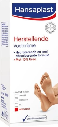 Hansaplast Herstellende Voetcrème - 100 Ml -Manicure En Pedicure 555x1200 1