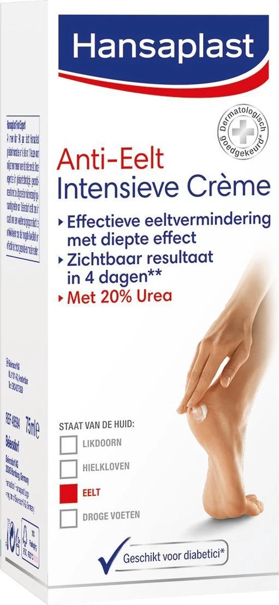 Hansaplast Anti-Eelt Intensieve Crème - Voetcrème - 75 Ml 3 Hansaplast Anti-Eelt Intensieve Crème - Voetcrème - 75 Ml - Afbeelding 3
