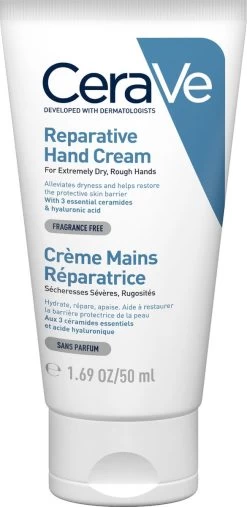 CeraVe - Reparative Handcream - Handcrème - Tegen Droge En Ruwe Handen - 50 Ml