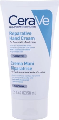 CeraVe - Reparative Handcream - Handcrème - Tegen Droge En Ruwe Handen - 50 Ml -Manicure En Pedicure 594x1200