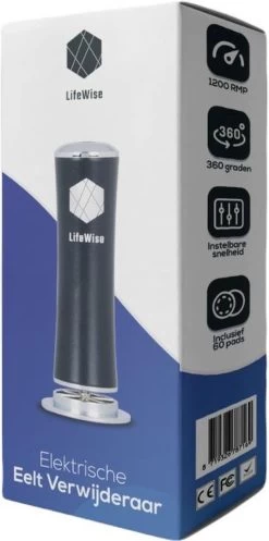 LifeWise Elektrische Eelt Verwijderaar - Voetvijl - 60 Vervangbare Schuurpads - Netstroom Adapter -Manicure En Pedicure 596x1200