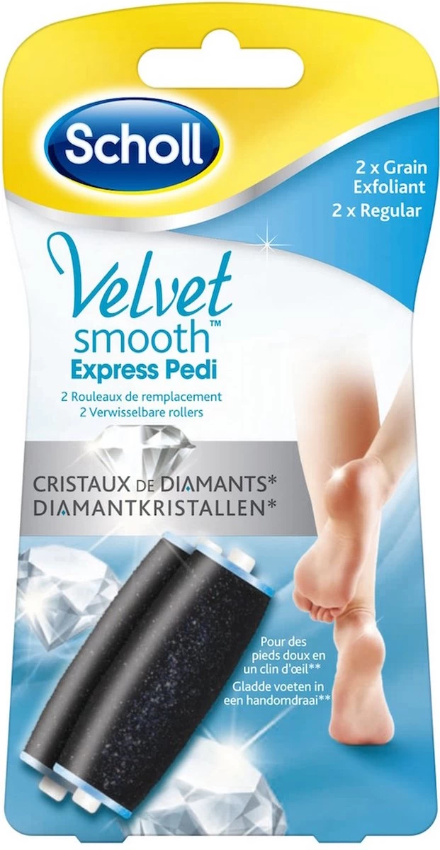 Scholl Velvet Smooth - Navulling Eeltverwijderaar - Regular - Voetvijl - 2 Stuks 1 Scholl Velvet Smooth - Navulling Eeltverwijderaar - Regular - Voetvijl - 2 Stuks