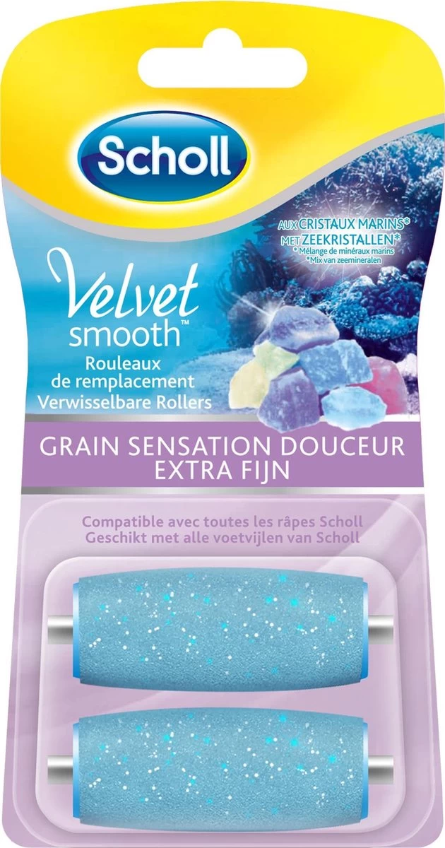 Scholl Velvet Smooth - Navulling Eeltverwijderaar - Extra Fijn - Voetvijl - 2 Stuks 1 Scholl Velvet Smooth - Navulling Eeltverwijderaar - Extra Fijn - Voetvijl - 2 Stuks