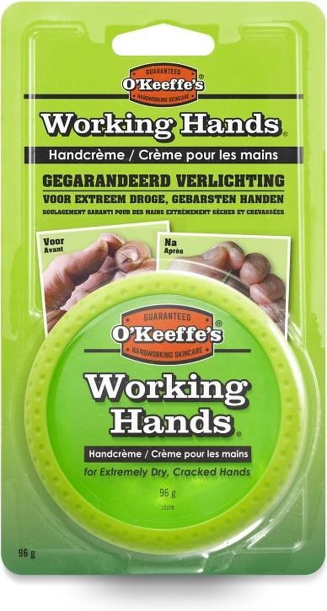 O'Keeffe's - Working Hands Creme - 96 Gram 3 O'Keeffe's - Working Hands Creme - 96 Gram - Afbeelding 3