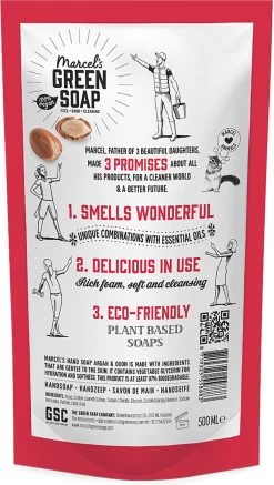 Marcel's Green Soap Handzeep Navulling Argan & Oudh - 500ML -Manicure En Pedicure 678x1200