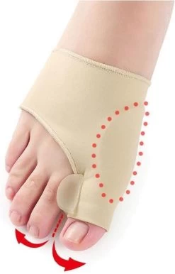 Hallux Valgus - Teenspreider - Teencorrector - Hallux Valgus Grote Teencorrector - Sok 2 Stuks -Manicure En Pedicure 767x1200 1