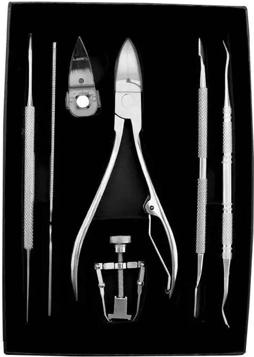 7-Delige Pedicure Set - Nagelverzorging - Nagelset - Ingegroeide Teennagel - Nagelknipper - Nail Clippers - Ingrown Toenail 9 7-Delige Pedicure Set - Nagelverzorging - Nagelset - Ingegroeide Teennagel - Nagelknipper - Nail Clippers - Ingrown Toenail - Afbeelding 9